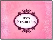 Bons pensamentos com estojo